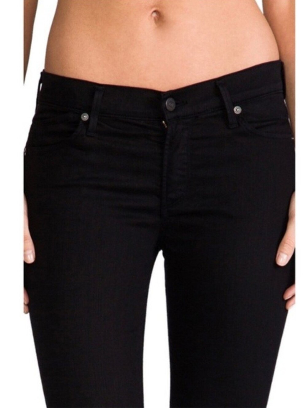 Citizens of Humanity Avedon Slick Skinny Leg Jeans Black